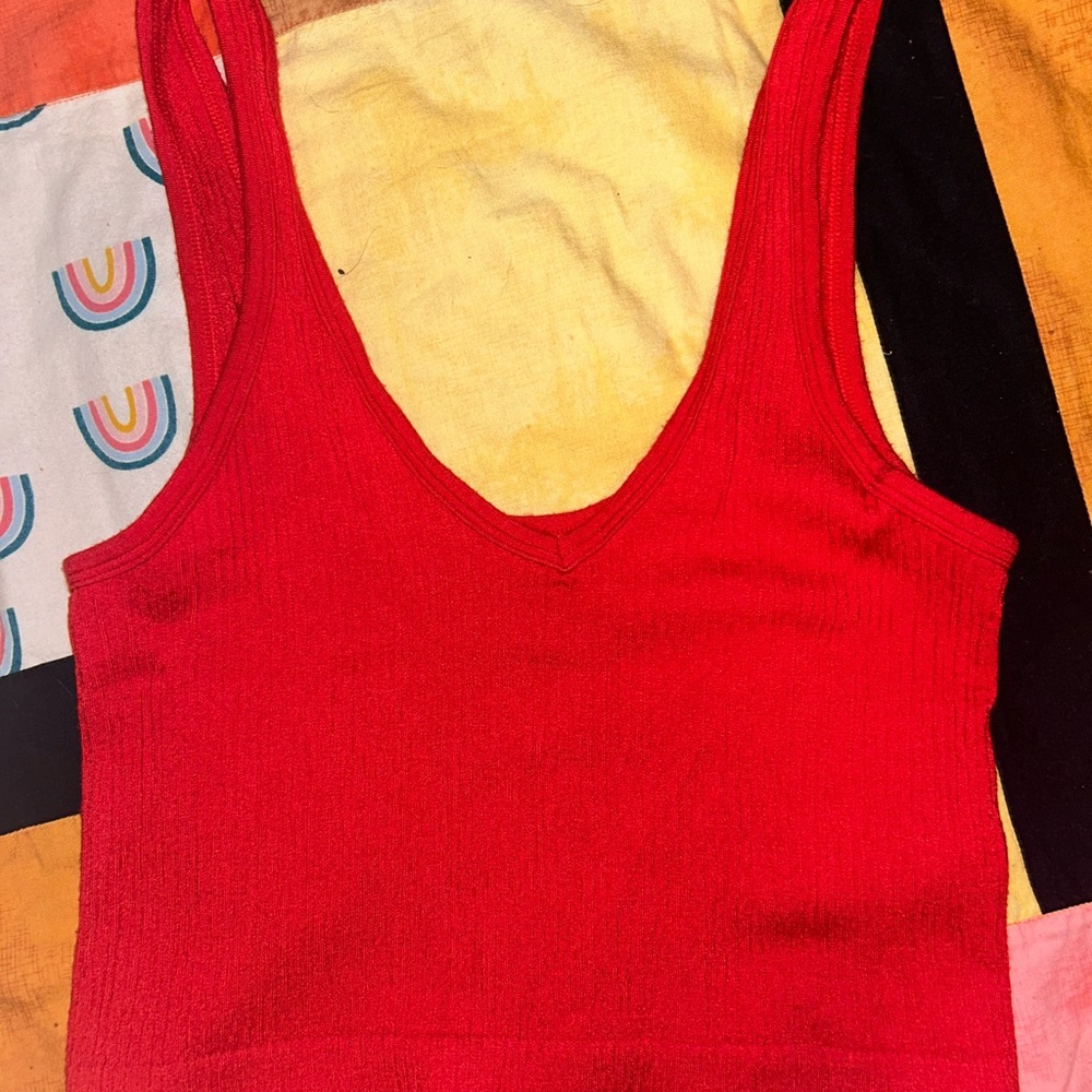 Red Women's Tanktop